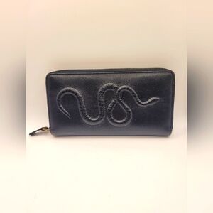 Gucci Snake Black Long Unisex Wallet